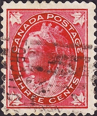  1898  . Queen Victoria 3 c .  2,25 . (009) 